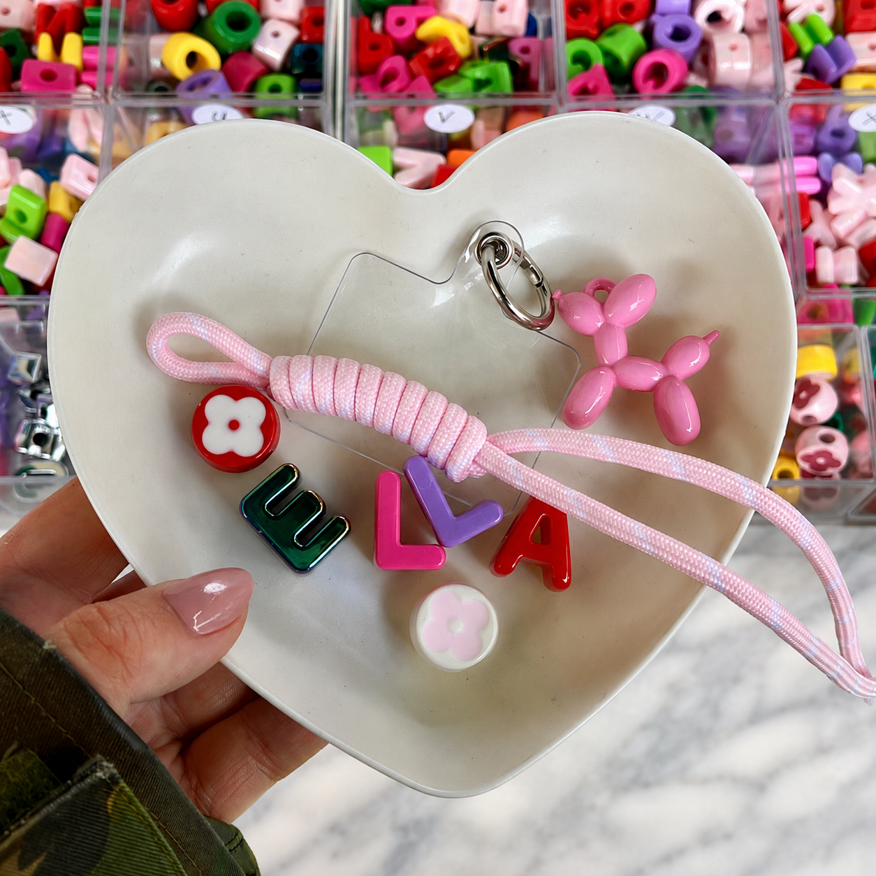 PERSONALISED BAG / PHONE CHARM
