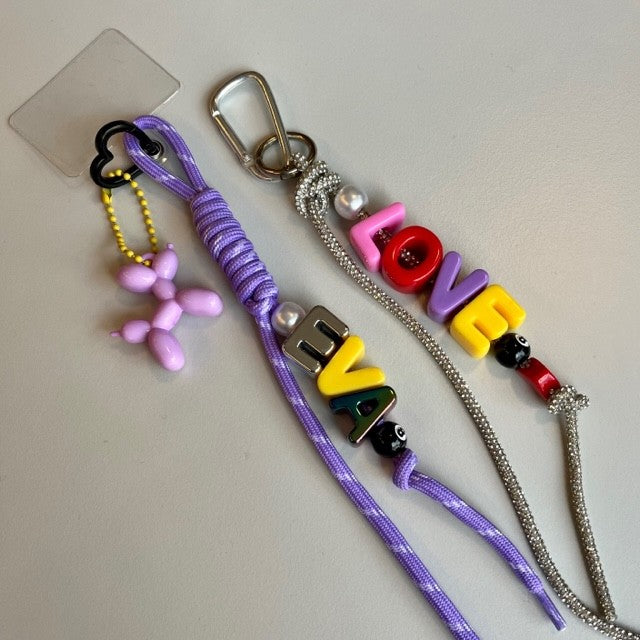 PERSONALISED BAG / PHONE CHARM